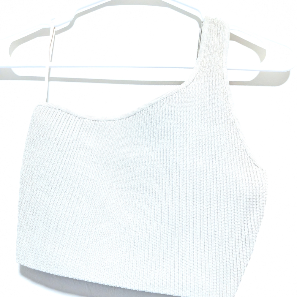 Babaton Cream Textured Knit Crop Top - Picture 3 of 4